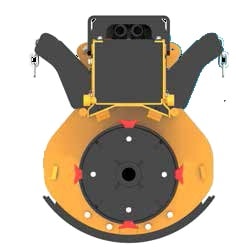 Tocator vegetatie - excavator Femac T15 MZ160 de vanzare
